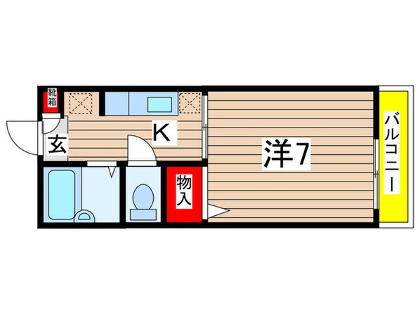 パ－クコ－ト船原の物件間取画像